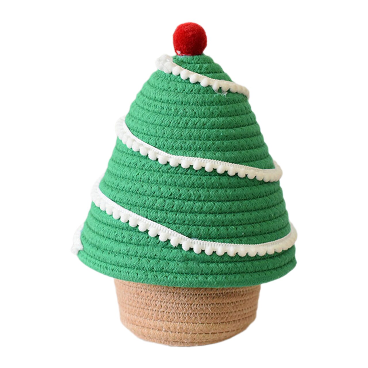 Christmas Woven Basket With Lid Snowman Xmas Tree Storage Bin Christmas Gift Container Organizer For Snacks Toys Living